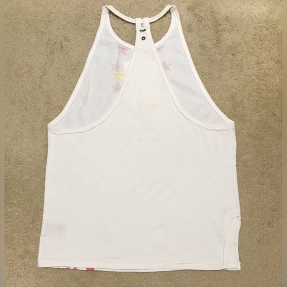 🆕🔥FREE PEOPLE SUPER STYLISH&SOO SOFT/EMBROIDERED PATTERN RAZERBACK DISTRESSED - Picture 5 of 10